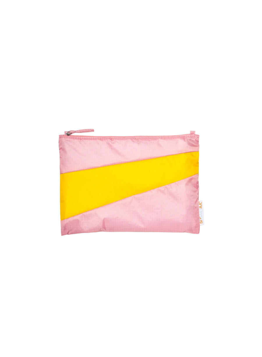 SUSAN BIJL The New Pouch Pink Panther & Sunflower MEDIUM
