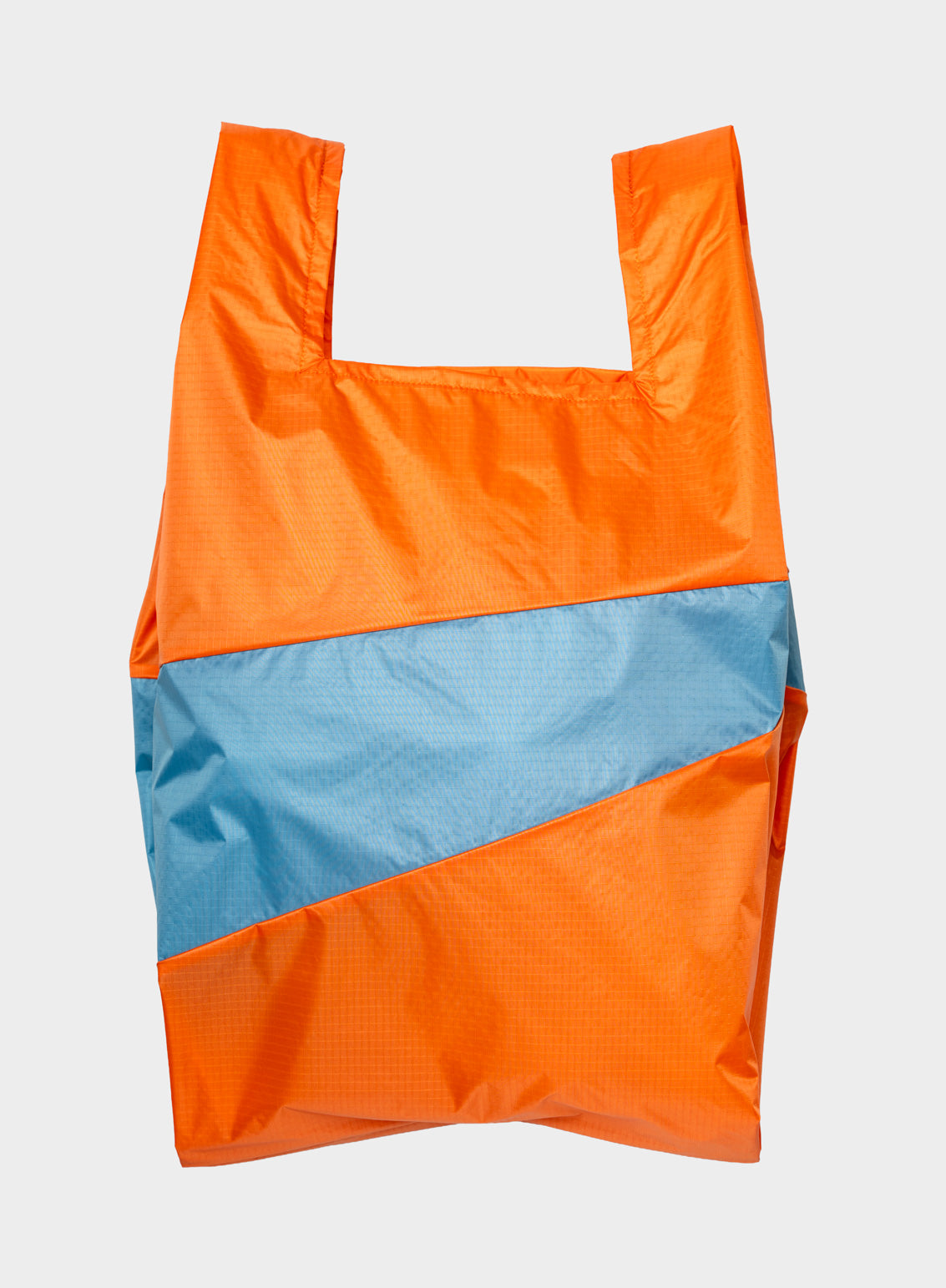 SUSAN BIJL The New Shopping Bag Orange & Ocean LARGE