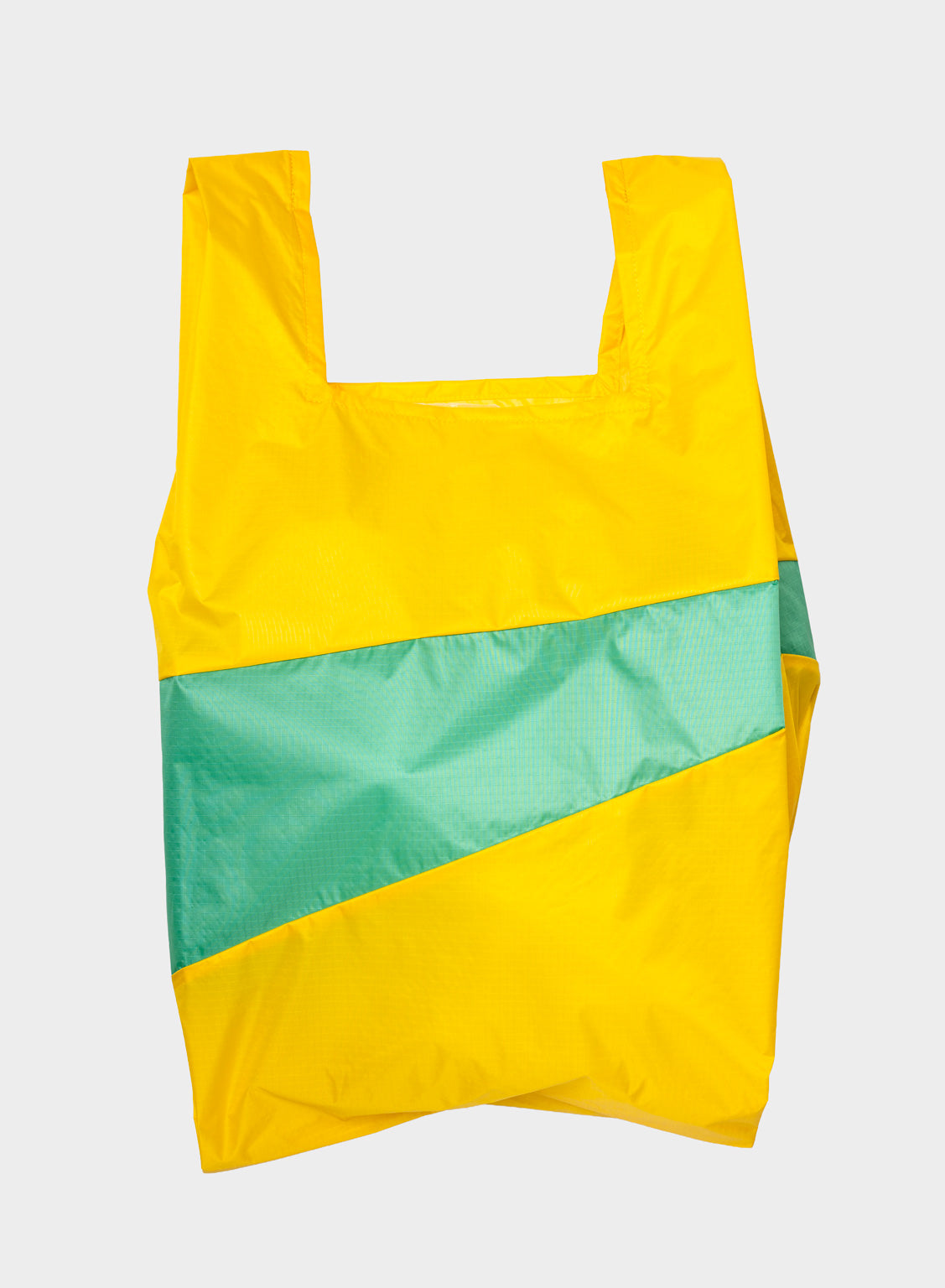 SUSAN BIJL The New Shopping Bag Sunflower & Holly Green LARGE