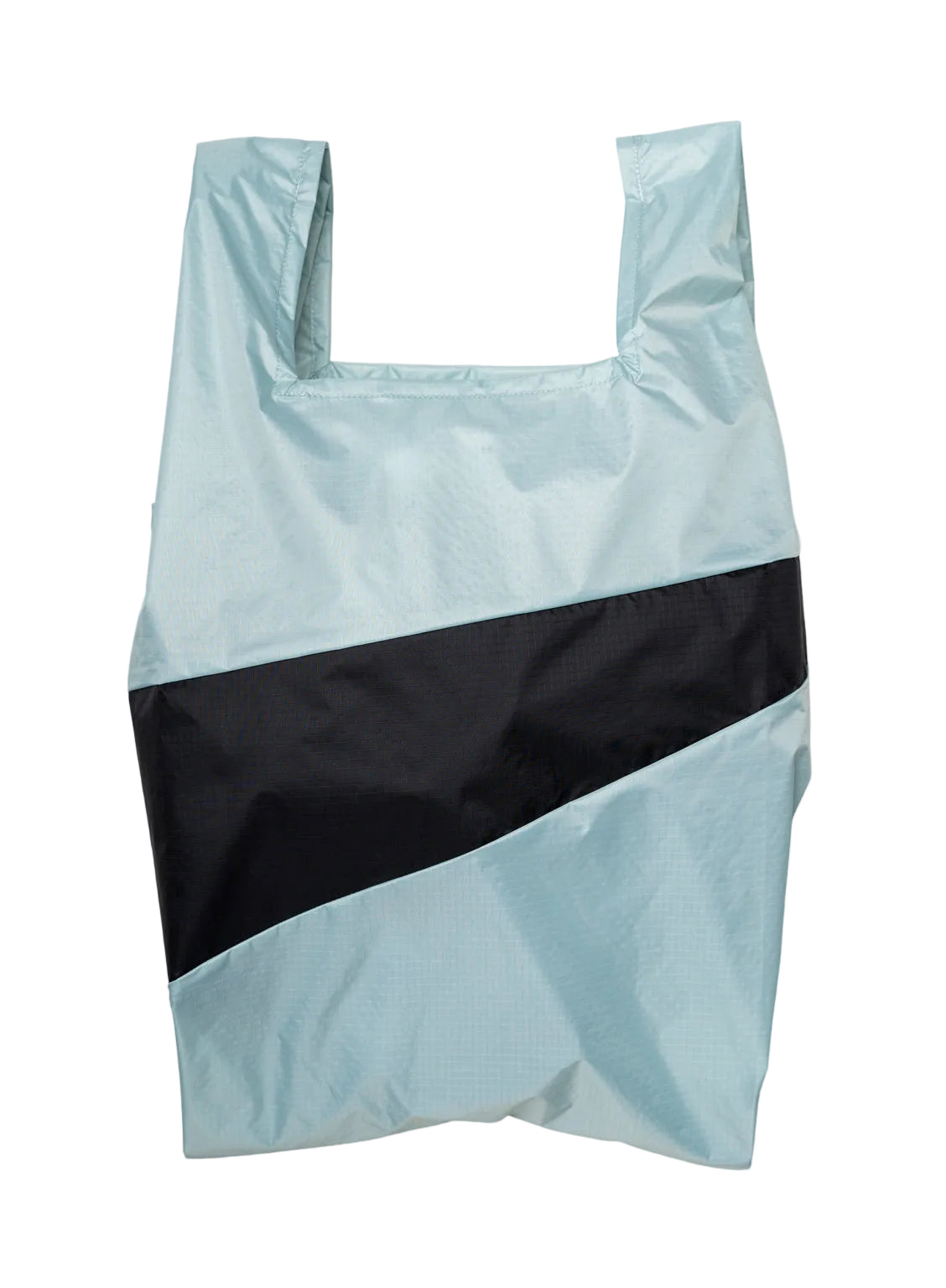 SUSAN BIJL The New Shopping Bag Surf Spray & Black LARGE