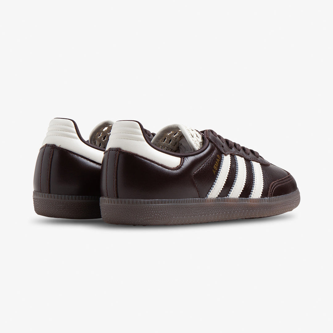 adidas Samba OG Basketweave Tongue Aurora Coffee Off White