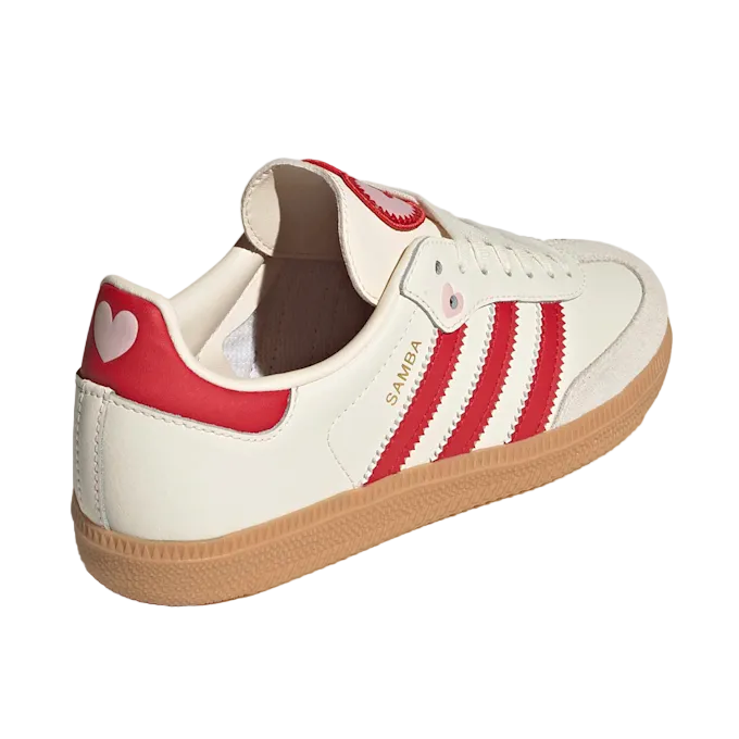 Adidas Samba OG Valentine's Day Cream White Scarlet