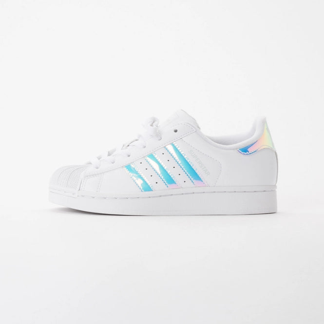 adidas Superstar II White Iridescent Stripes Kids