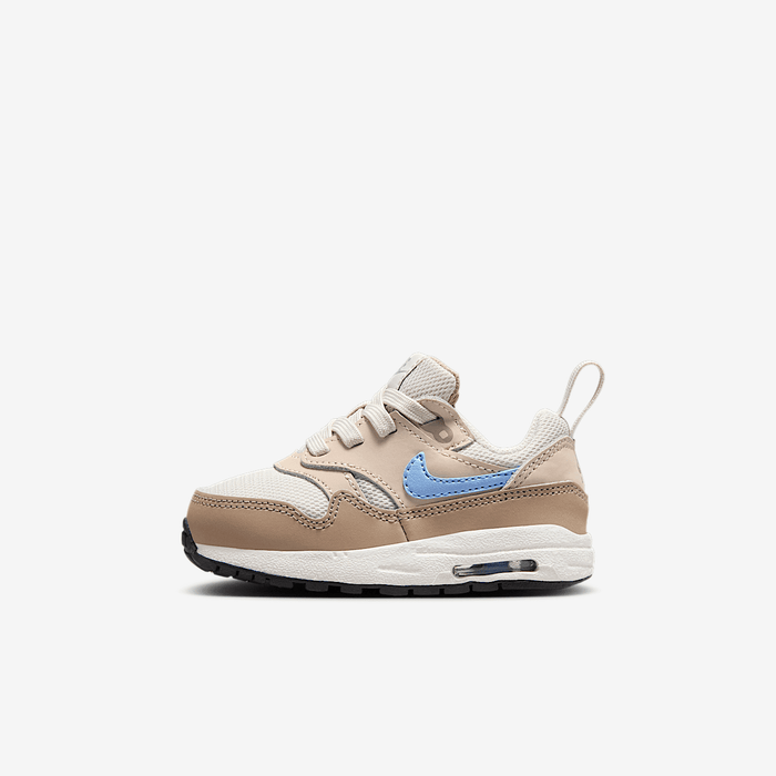 Nike Air Max 1 EasyOn Light Bone Psychic Blue Kids