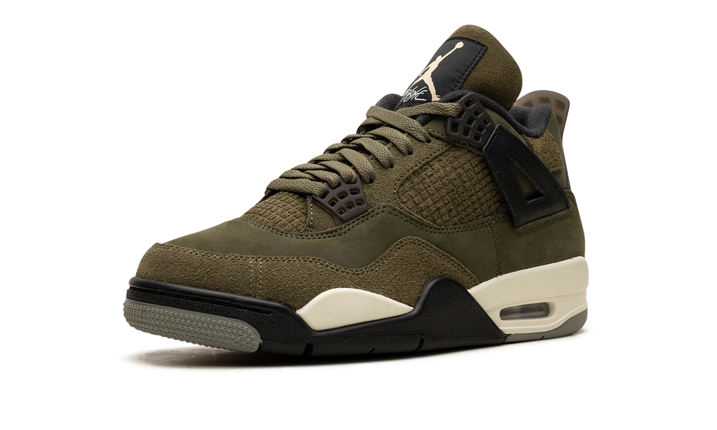 Nike Air Jordan 4 Retro Craft Medium Olive Kids