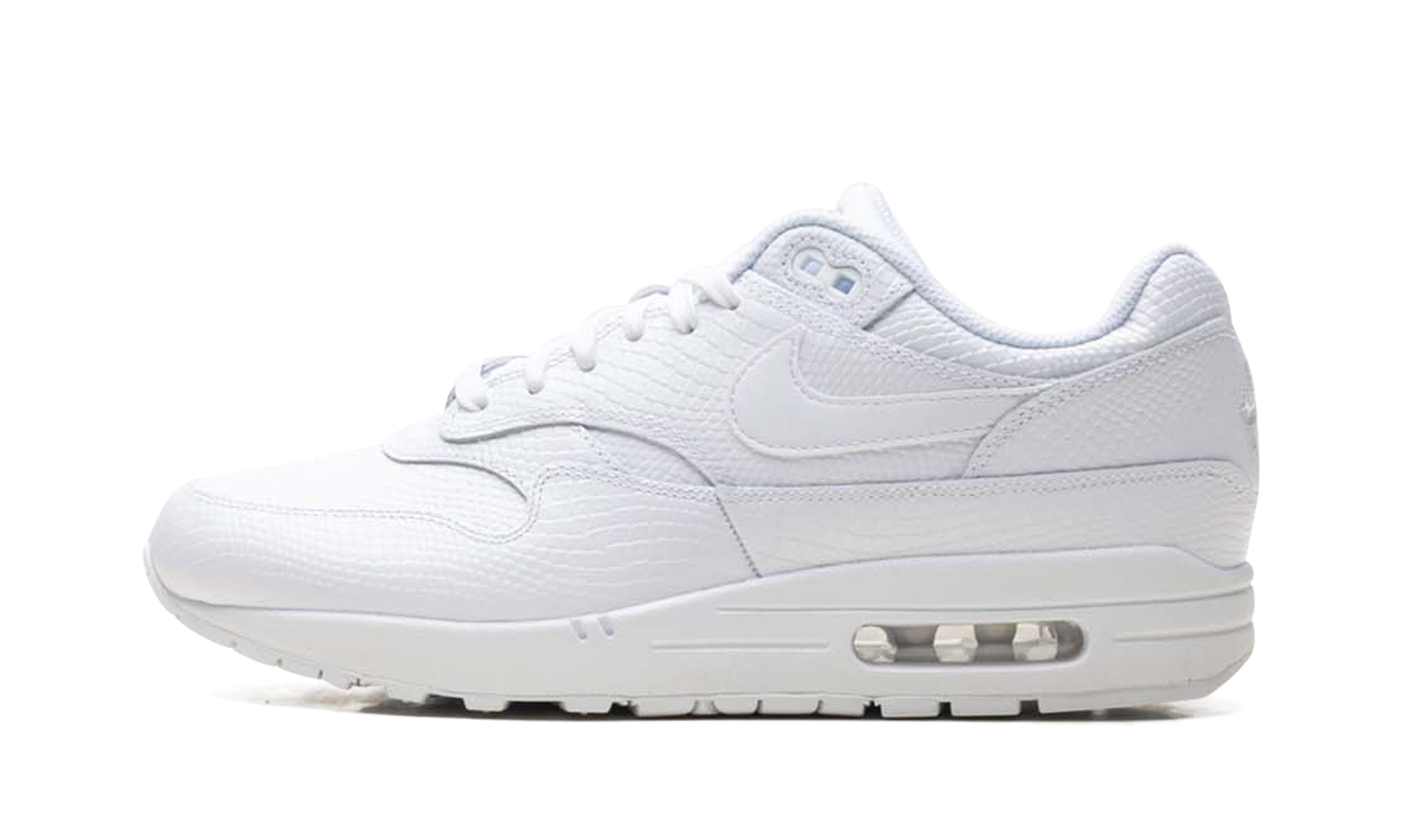 Nike Air Max 1 Premium Triple White Snakeskin