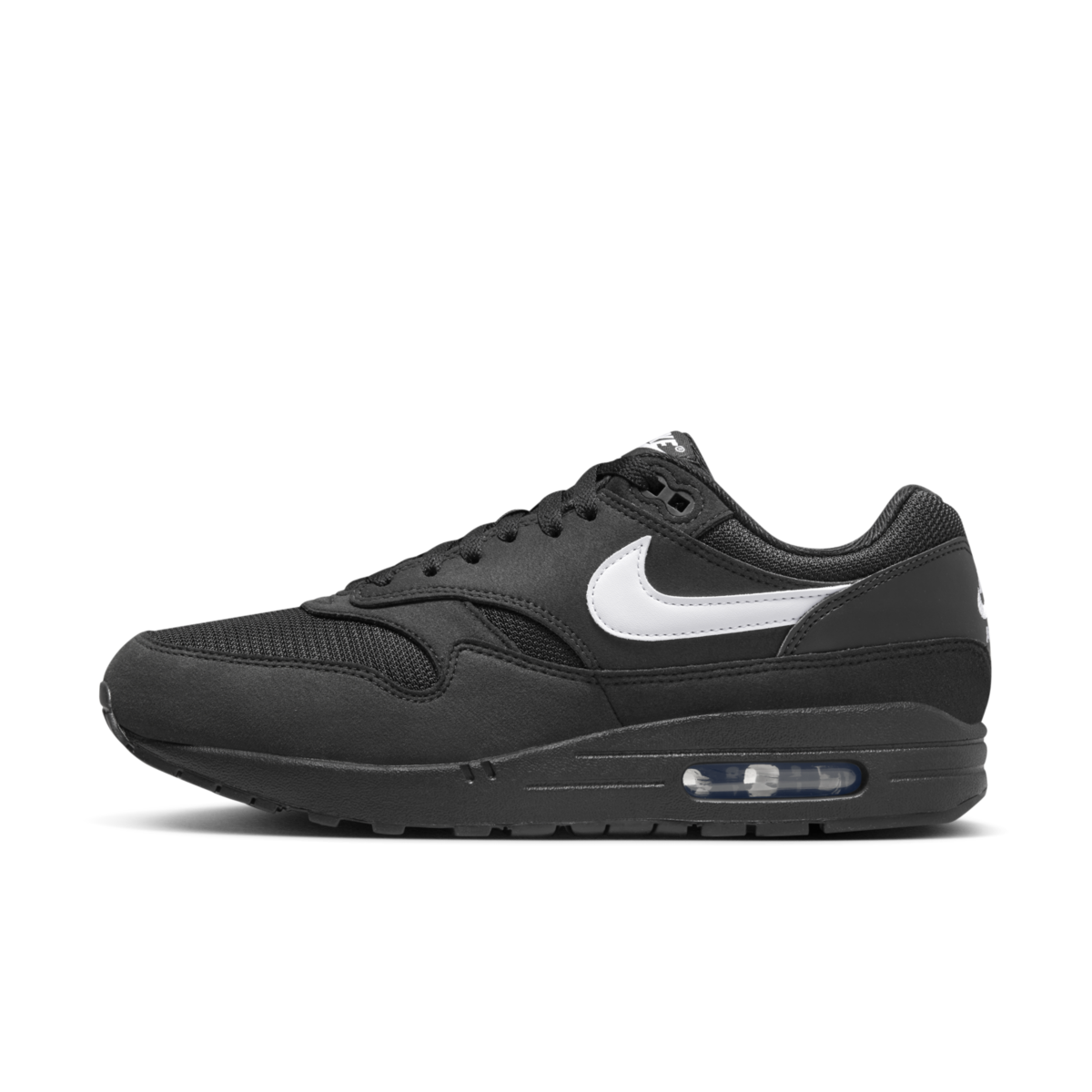 Nike Air Max 1 Black White Swoosh