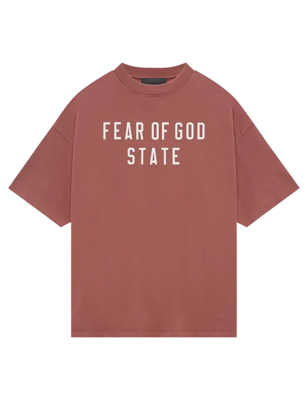 Fear of God Essentials SS Tee Crimson