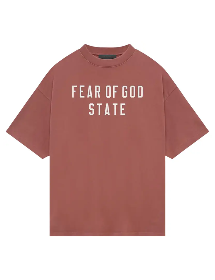 Fear of God Essentials SS Tee Crimson