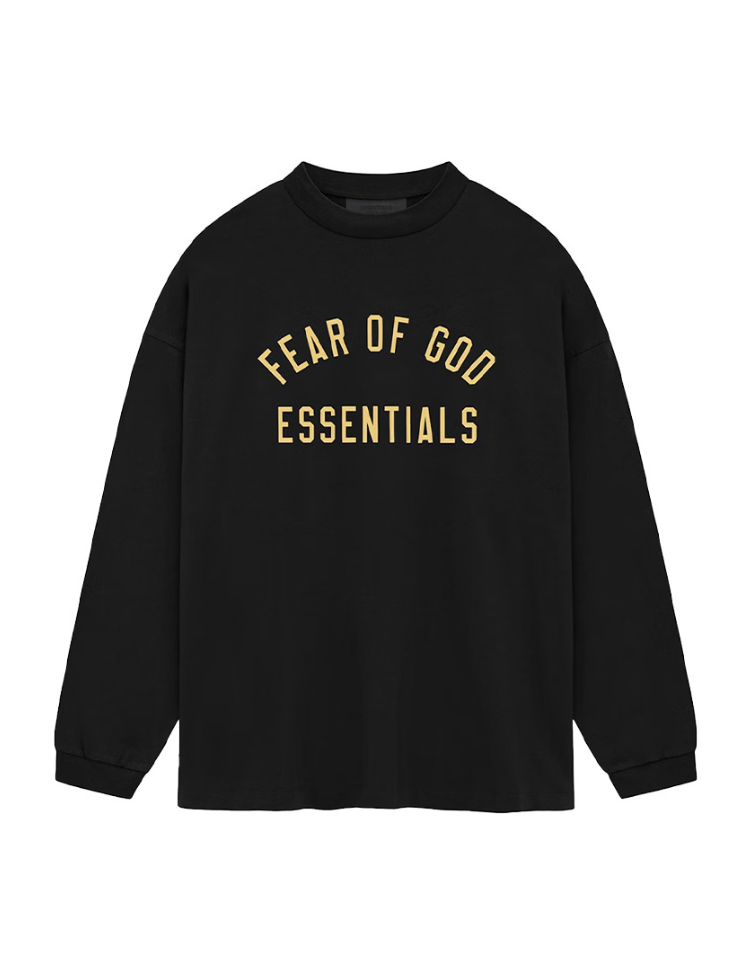 Fear of God Essentials SS Jersey Longsleeve Black