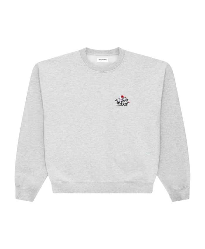 Arbor Antwerp Flower Garden Sweater Grijs