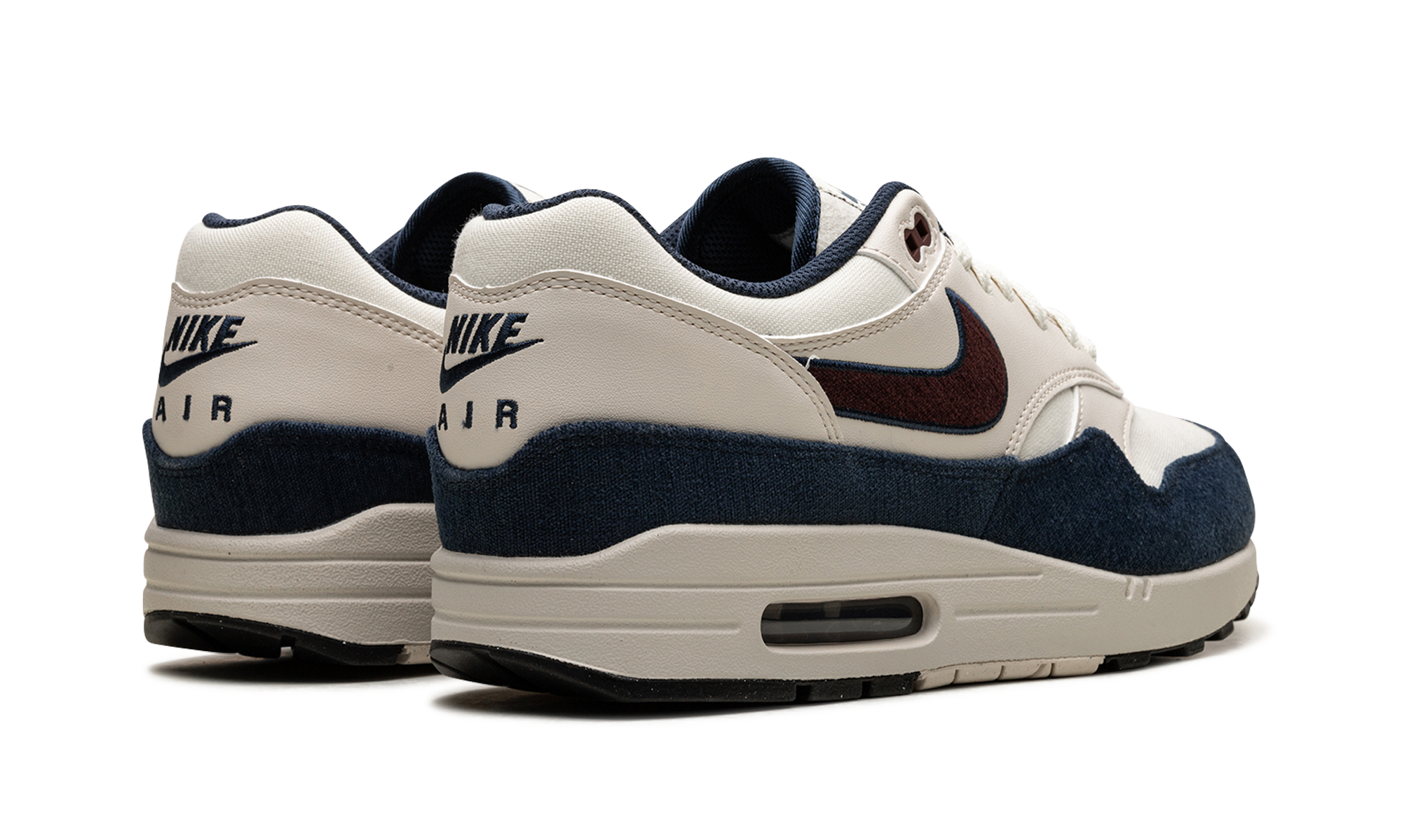 Nike Air Max 1 Coconut Milk Burgundy Crush Navy