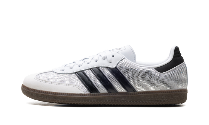 adidas Samba OG Rhinestone Crystal White Silver