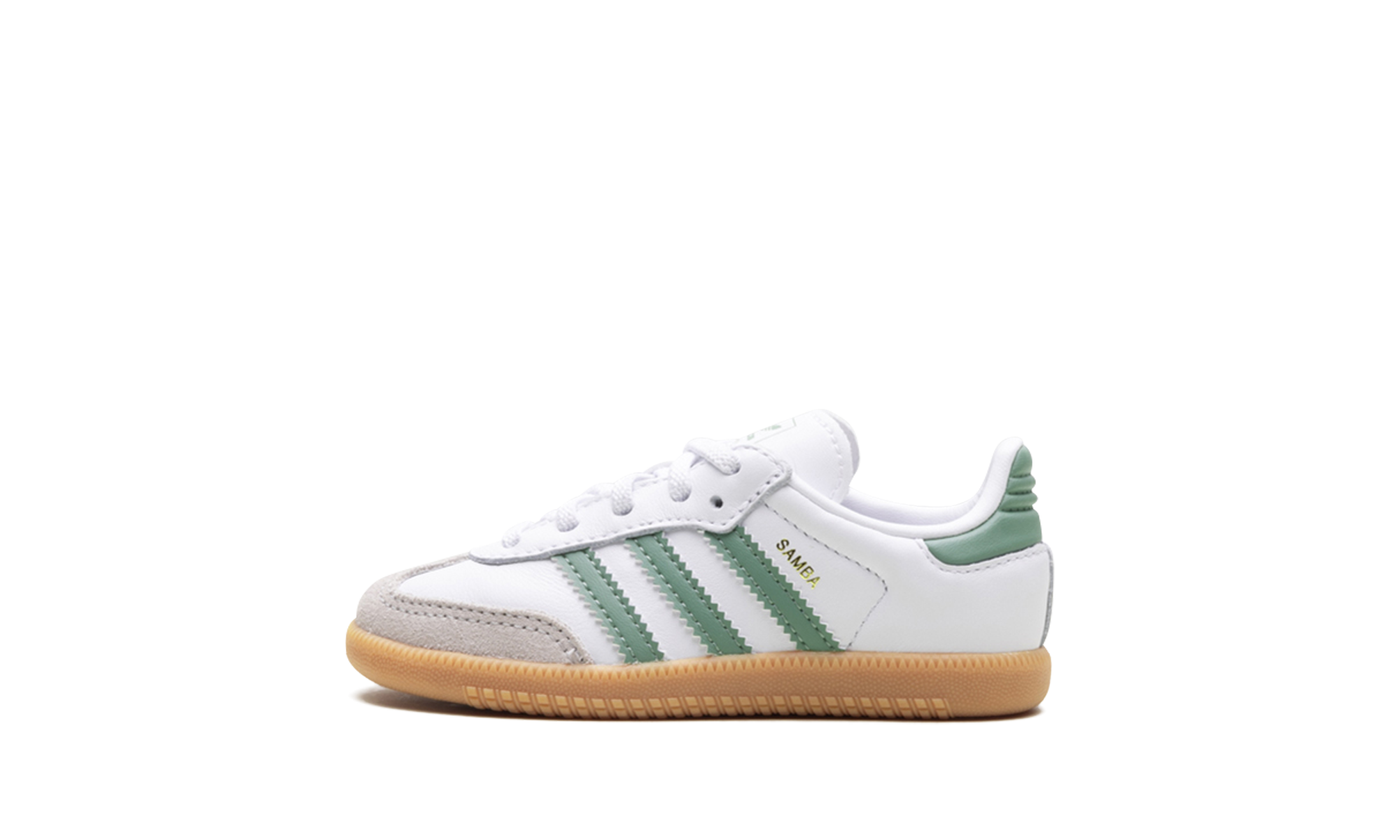 Adidas Samba OG Junior Cloud White Silver Green