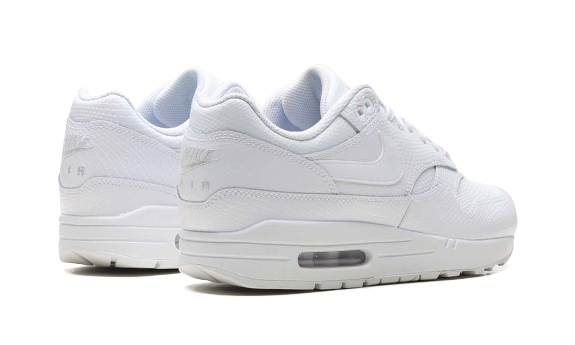 Nike Air Max 1 Premium Triple White Snakeskin
