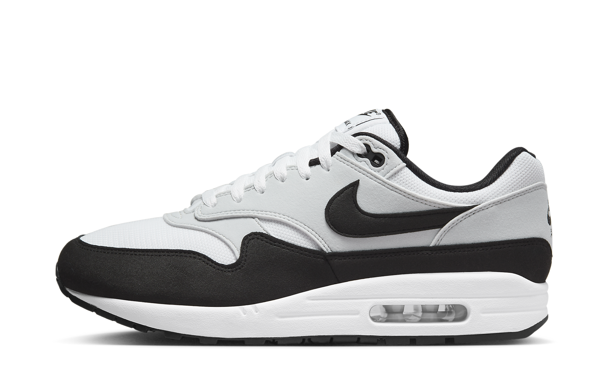 Nike Air Max 1 White Black Neutral Grey