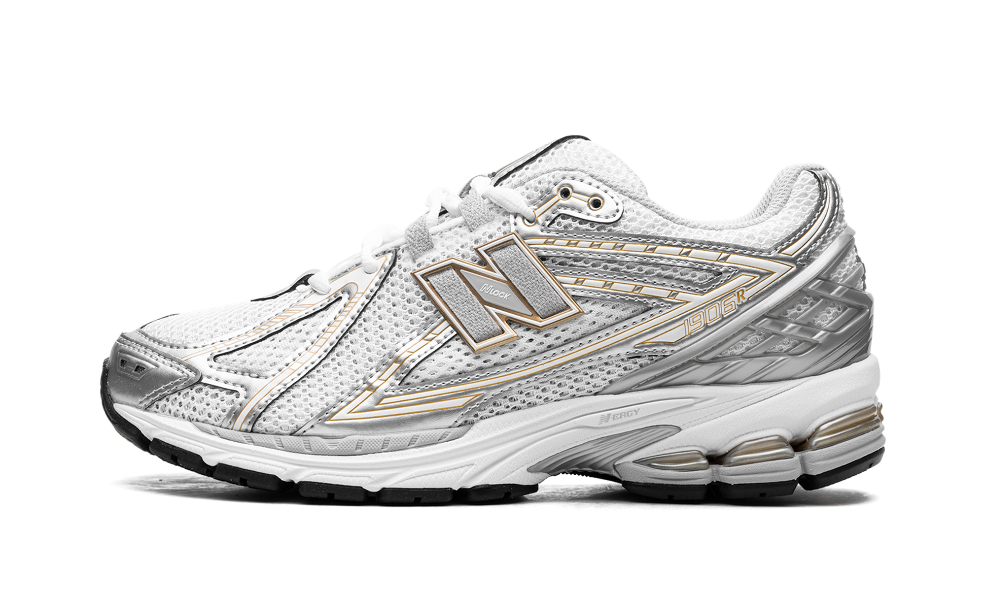 New Balance 1906 White Rain Cloud Silver Metallic