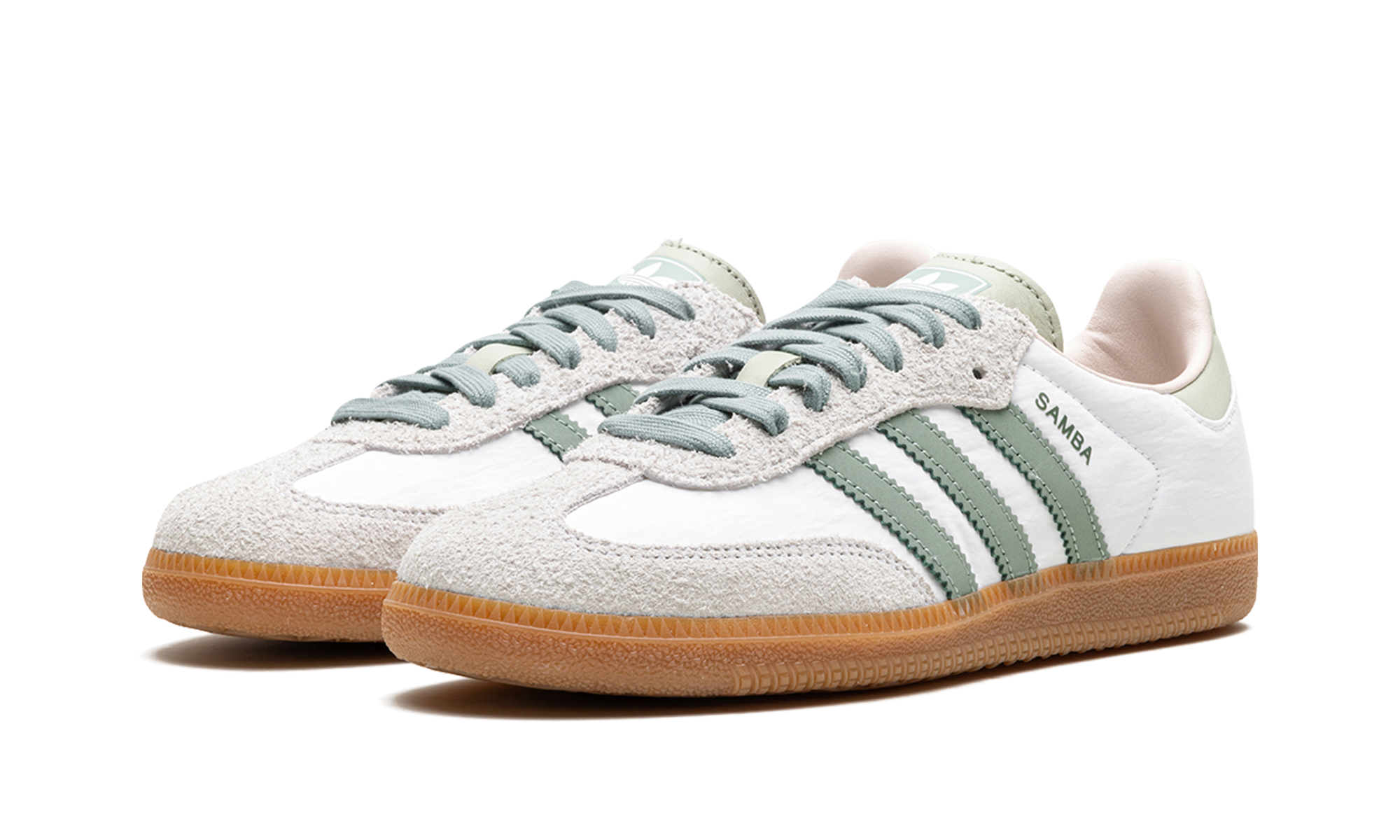 Adidas Samba OG Silver Green Putty Mauve