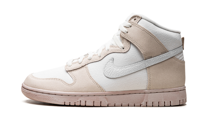 Nike Dunk High Retro PRM Cracked Leather Swoosh